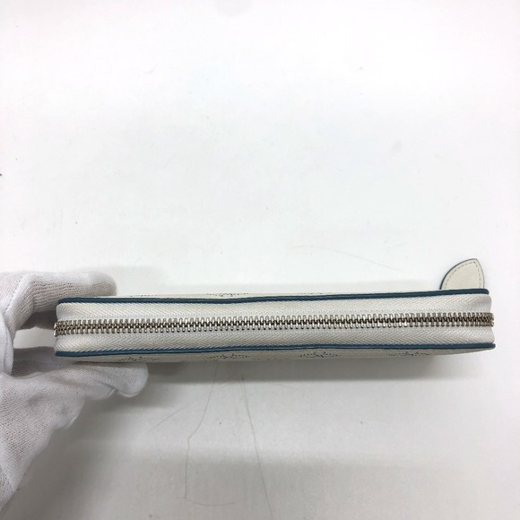 Louis Vuitton Monogram Zippy Wallet Round Zipper Snow Blue - Picture 2 of 8